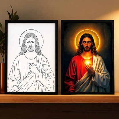 Jesus 4D LED Night Light